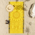 Beach towel Soleil Yellow 39"x79" 100% cotton, , hi-res image number 0